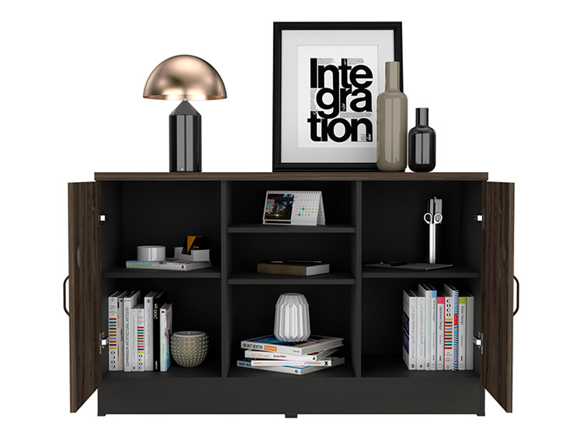 ESTANTE TUHOME HOME 4 REPISAS NEGRO 5