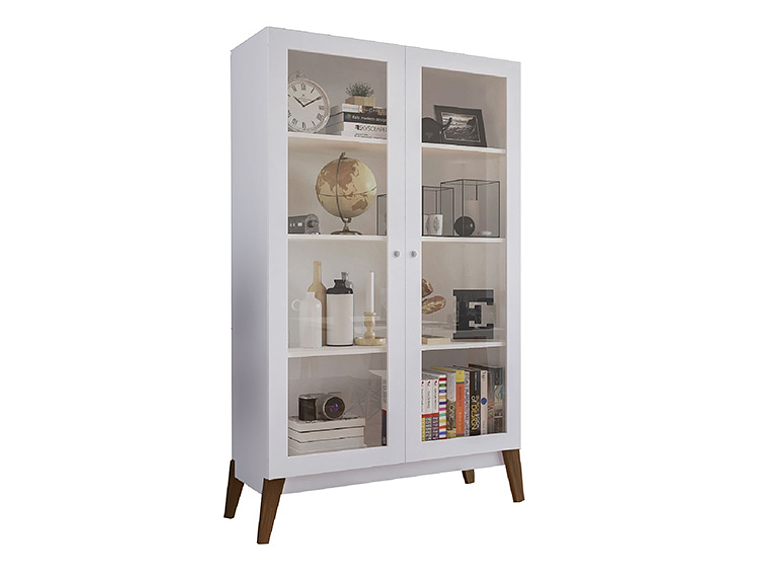 VITRINA BE DESIGN AMBER BLANCA 2P 1