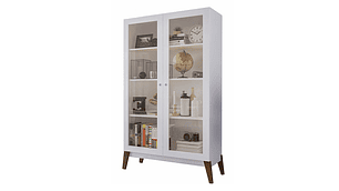 VITRINA BE DESIGN AMBER BLANCA 2P