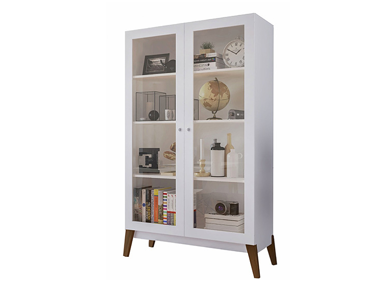 VITRINA BE DESIGN AMBER BLANCA 2P 2