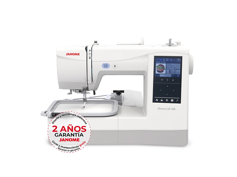 BORDADORA JANOME MEMORY CRAFT 100E 8