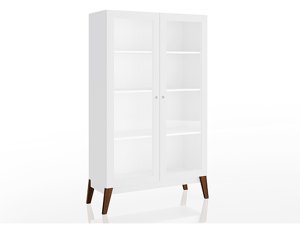 VITRINA BE DESIGN AMBER BLANCA 2P 3