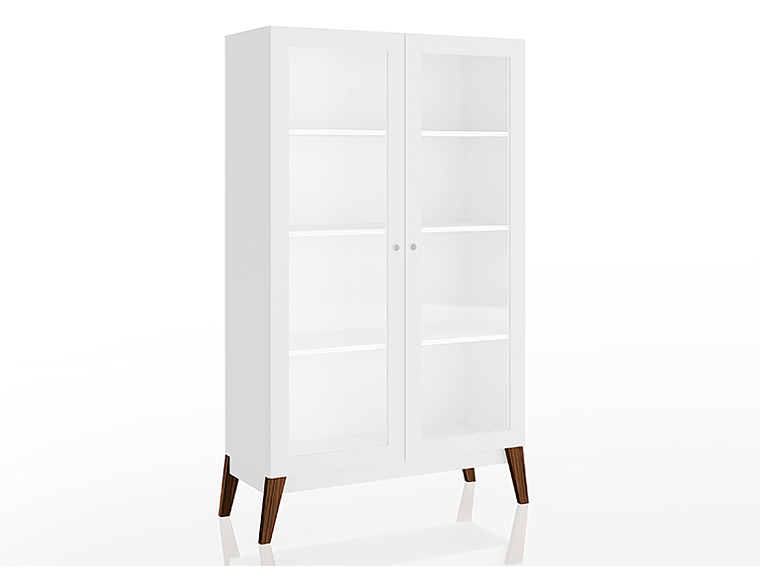 VITRINA BE DESIGN AMBER BLANCA 2P 3