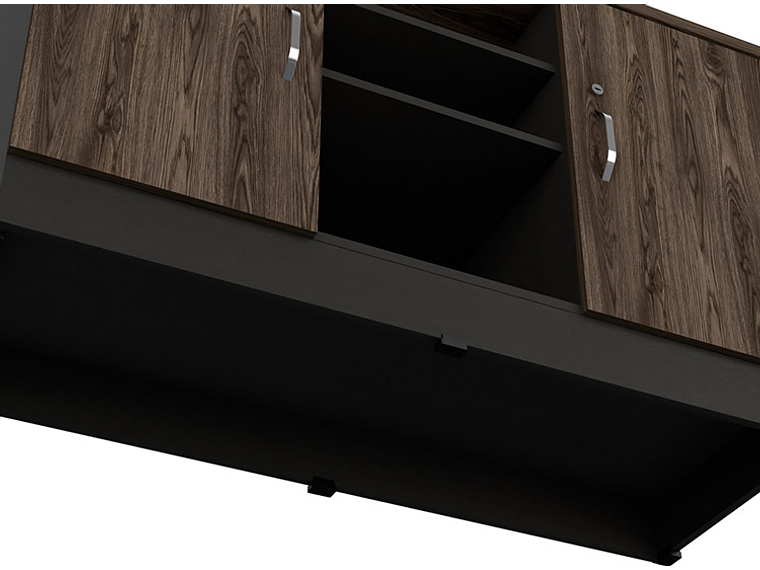 ESTANTE TUHOME HOME 4 REPISAS NEGRO 10