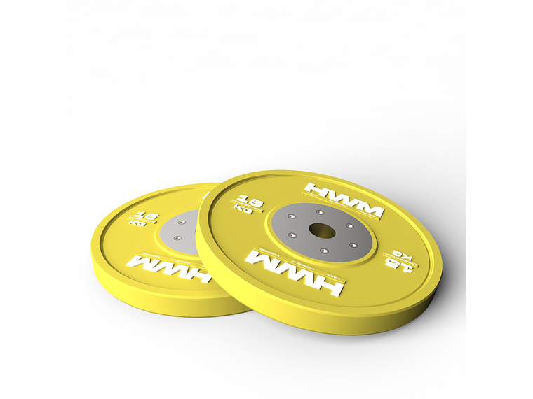 Par Bumper Plates Competición 15kg | HWM® 2