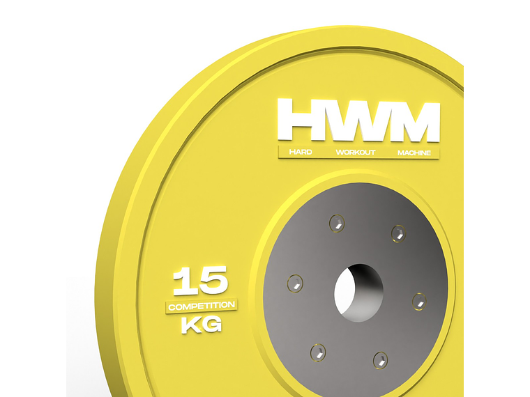 Par Bumper Plates Competición 15kg | HWM® 3