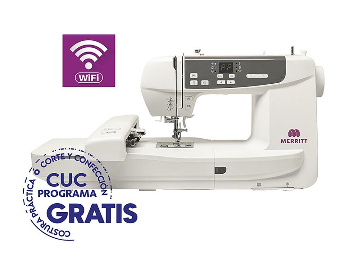 MAQUINA BORDADORA MERRIT BORDA 2 8