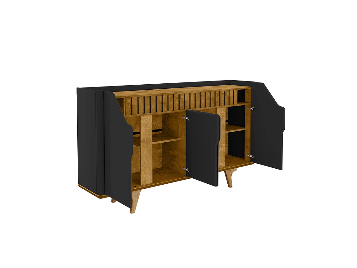 APARADOR BUFFET TAMISA NEGRO NATURAL 3