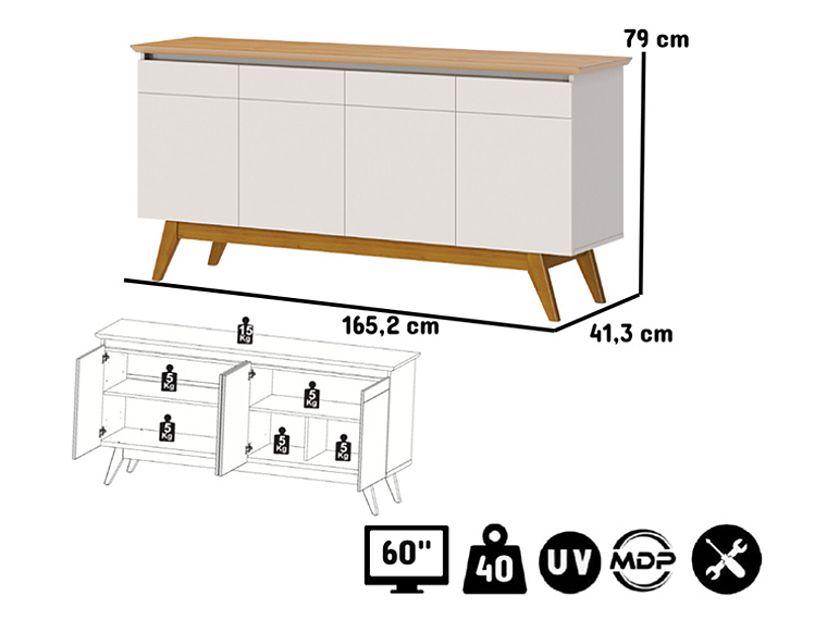 BUFFET BE DESIGN CLASSIC 4P 5