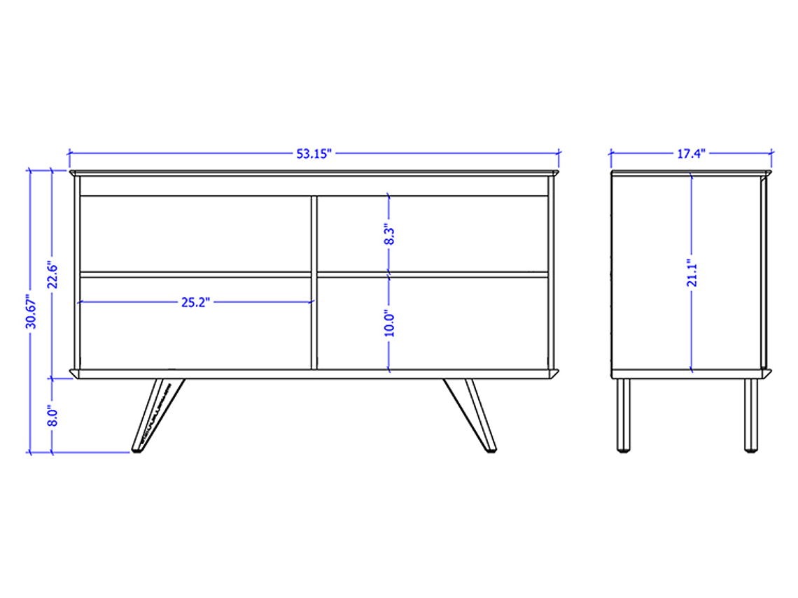  BUFFET DECOCASA OLIVE 4 PUERTAS 4