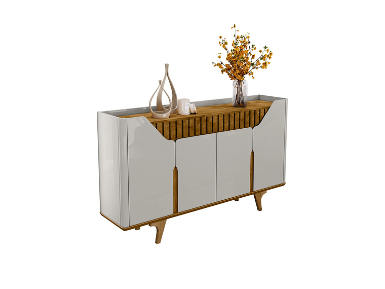 APARADOR BUFFET TAMISA BLANCO INVIERNO NATURAL 2