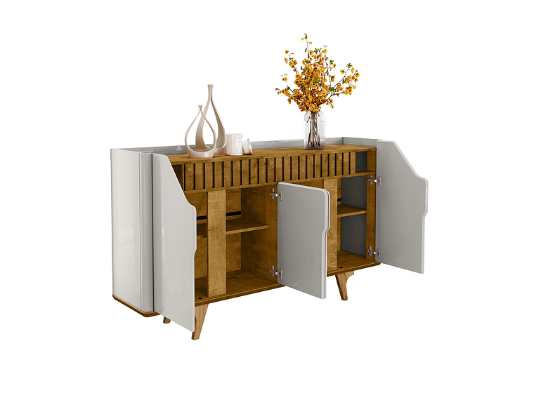 APARADOR BUFFET TAMISA BLANCO INVIERNO NATURAL 4