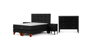 BOX SPRING ROSEN TEMPO BD 2 PL + SET ISSEY BAKER GRAF