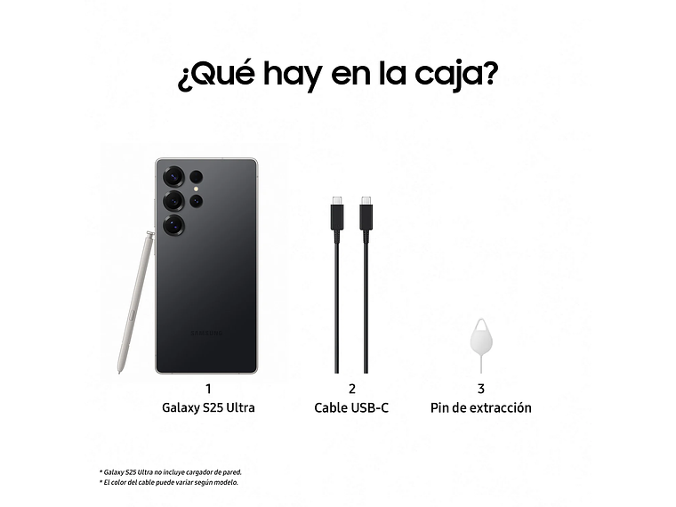SAMSUNG GALAXY S25 ULTRA 1TB NEGRO TITANIO 5