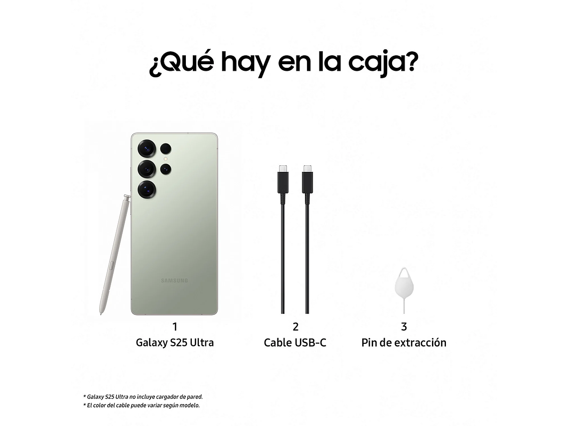 SAMSUNG GALAXY S25 ULTRA 512G VERDE JADE TITANIO 7