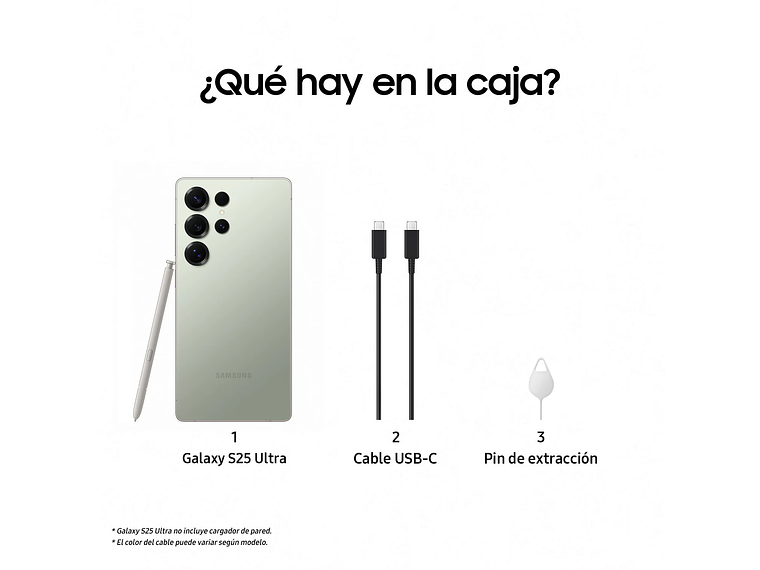 SAMSUNG GALAXY S25 ULTRA 512G VERDE JADE TITANIO 7