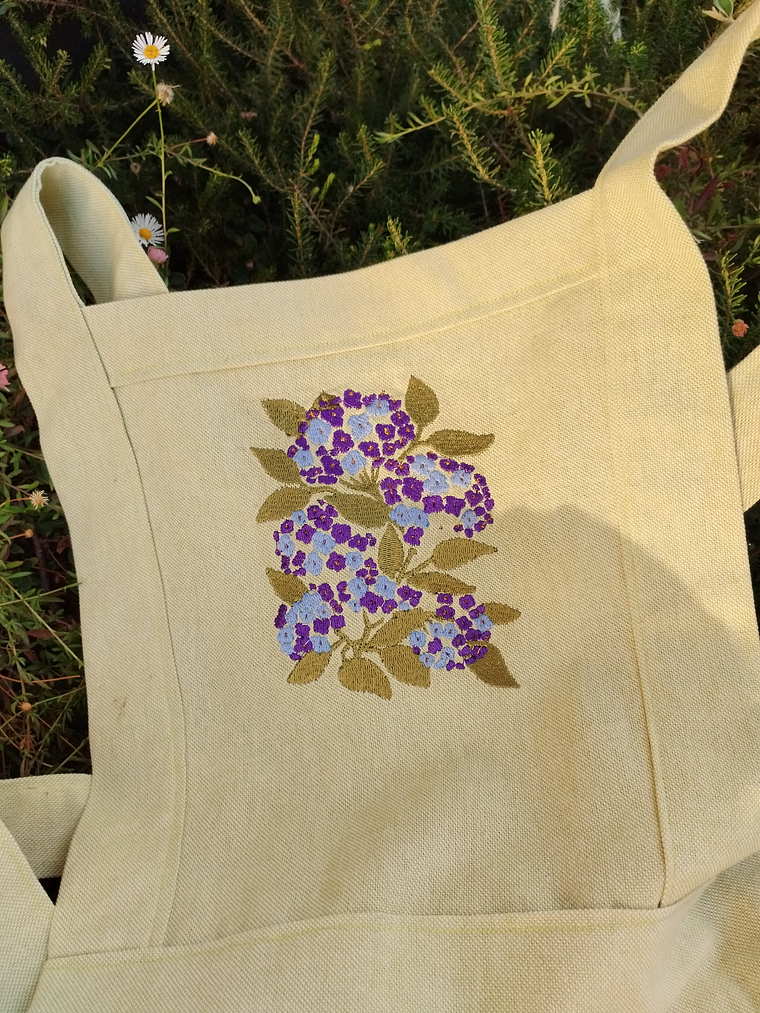 Delantal Pinafore Hortensias 3