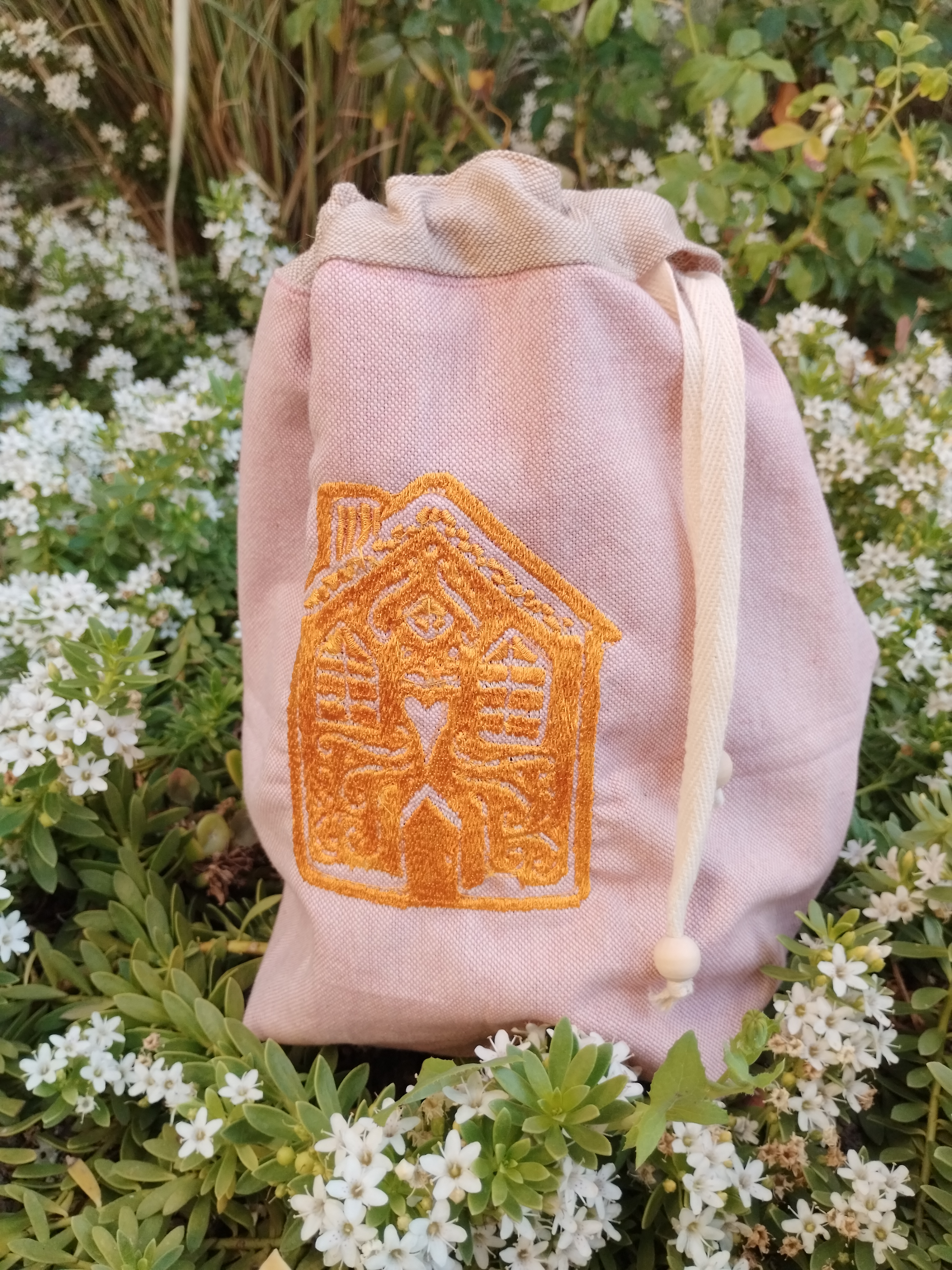 Canasto Textil Casita de Jengibre