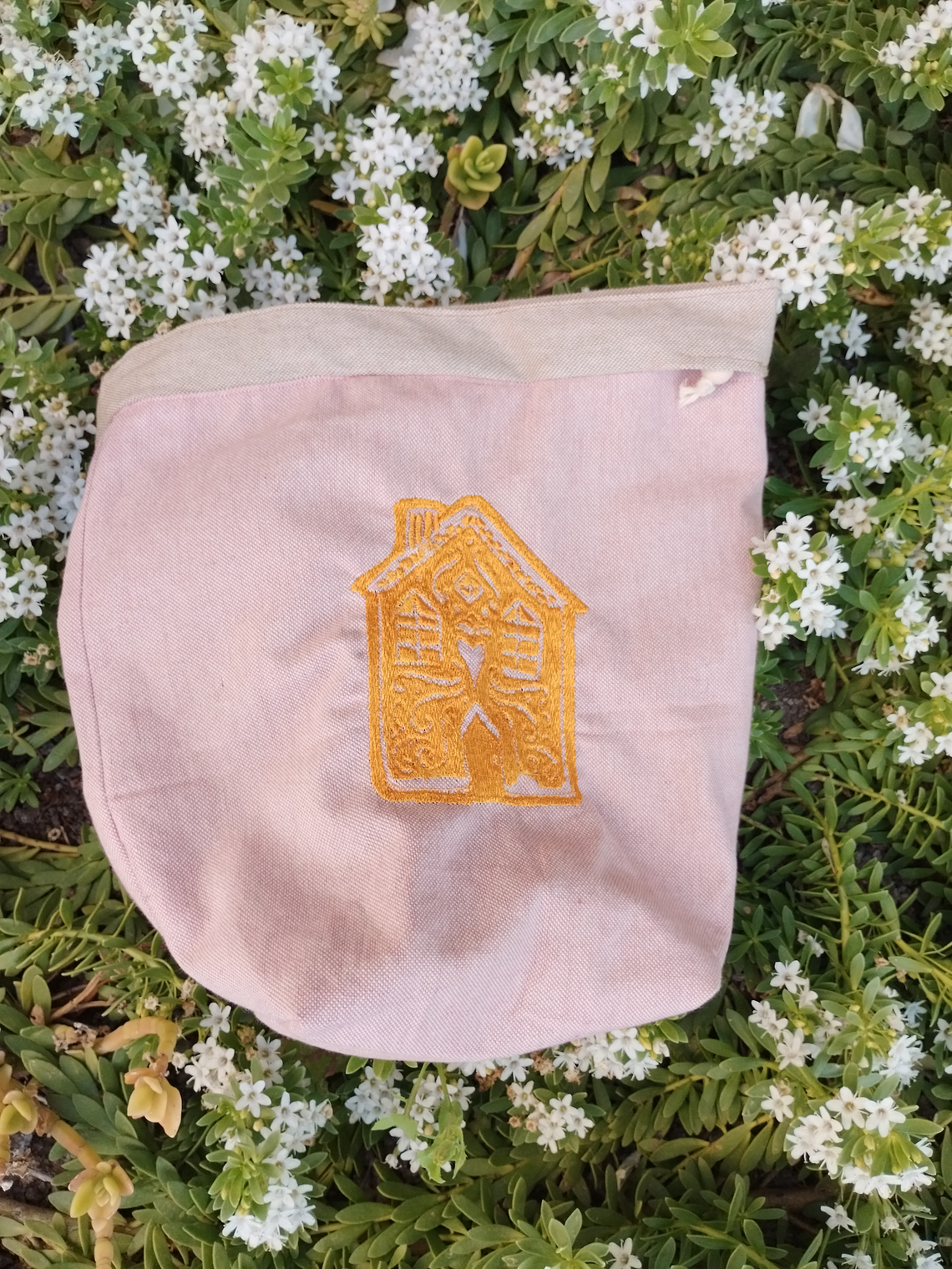 Canasto Textil Casita de Jengibre 2