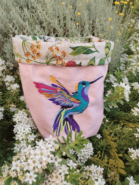 Canasto Textil Colibrí