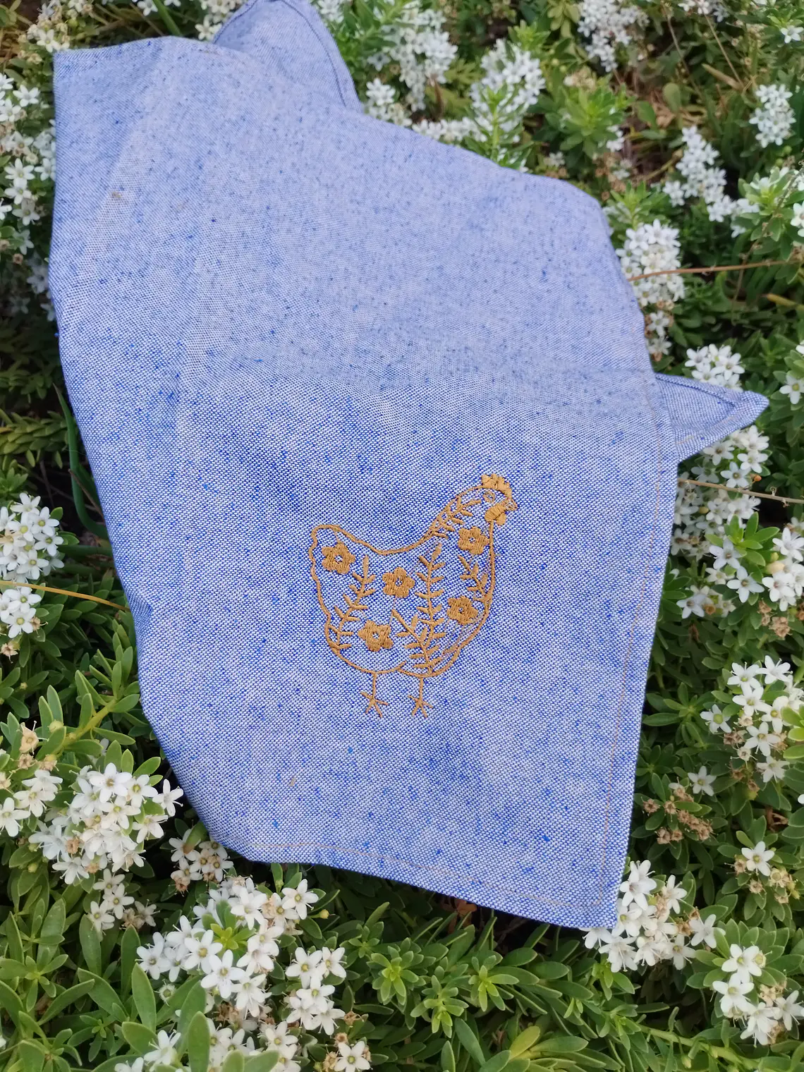 Juego de paños de cocina Gallinas 1