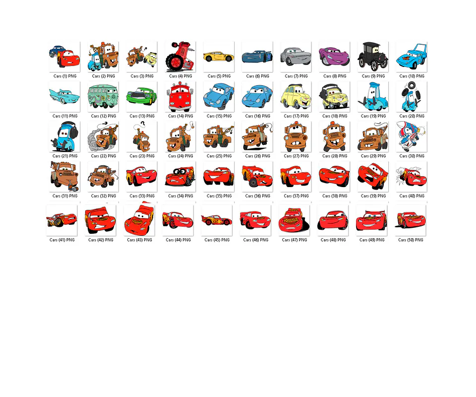 Kit digital Carros png, svg clipart, papel digital 4
