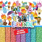 Kit digital elementos png clipart, papel digital - Thumbnail 1