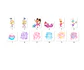 Kit digital alice aquarela png clipart digital - Thumbnail 2