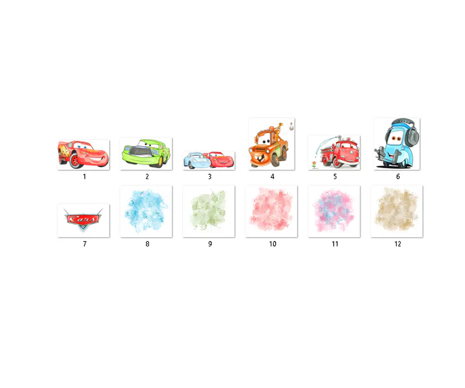 Kit digital carros aquarela png clipart digital 2