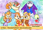 Kit digital tico e teco aquarela png clipart digital - Thumbnail 1