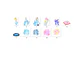 Kit digital cinderela aquarela png clipart digital - Thumbnail 2