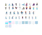 Kit digital frozen png clipart, papel digital - thumbnail 2