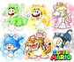 Kit digital mario gatinho aquarela png clipart digital - thumbnail 1