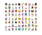 Kit digital super mario png clipart, papel digital - thumbnail 2