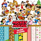 Kit digital mickey fazendinha png clipart, papel digital - Thumbnail 1