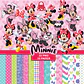 Kit digital minnie png clipart, papel digital - Thumbnail 1