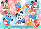 Kit digital mickey futebol americano aquarela png clipart digital - Thumbnail 1