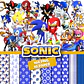 Kit digital sonic png clipart, papel digital - Thumbnail 1