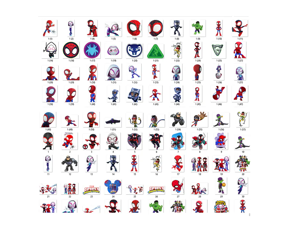 Kit digital spidey png clipart, papel digital 2