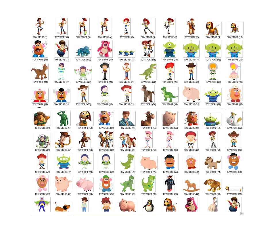 Kit digital toy story 5 png clipart, papel digital 3