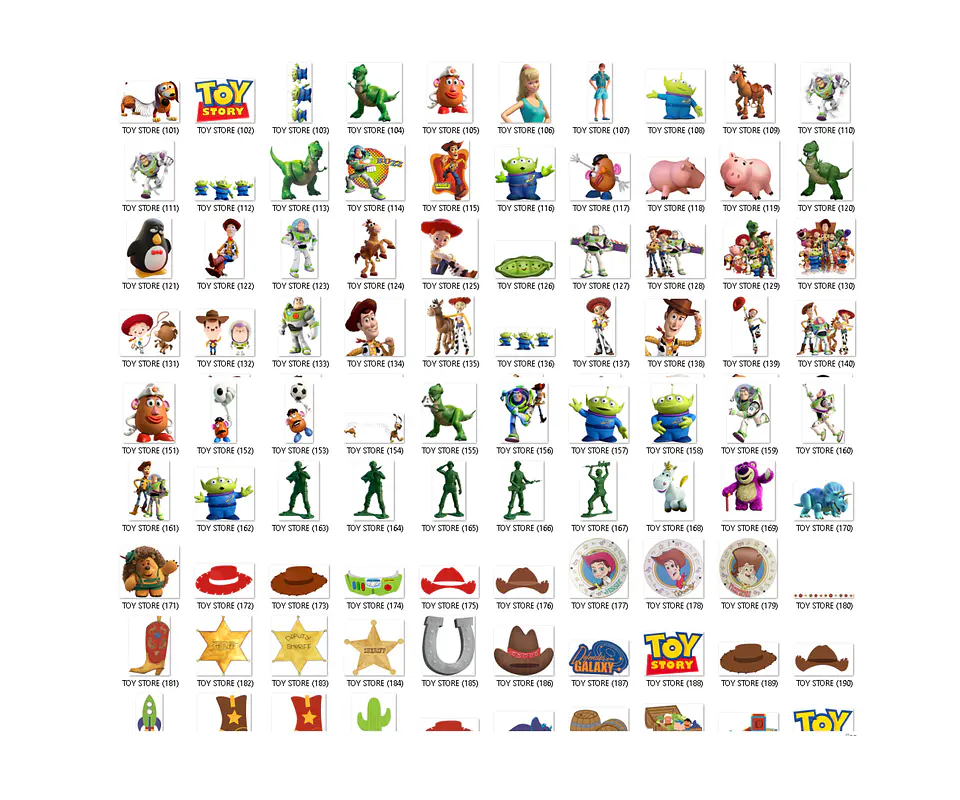 Kit digital toy story 5 png clipart, papel digital 4