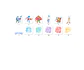 Kit digital dois irmãos aquarela png clipart digital - COPIE - Thumbnail 2