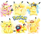 Kit digital pikachu aquarela png clipart digital - Thumbnail 1