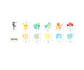 Kit digital pokémon aquarela png clipart digital - Thumbnail 2
