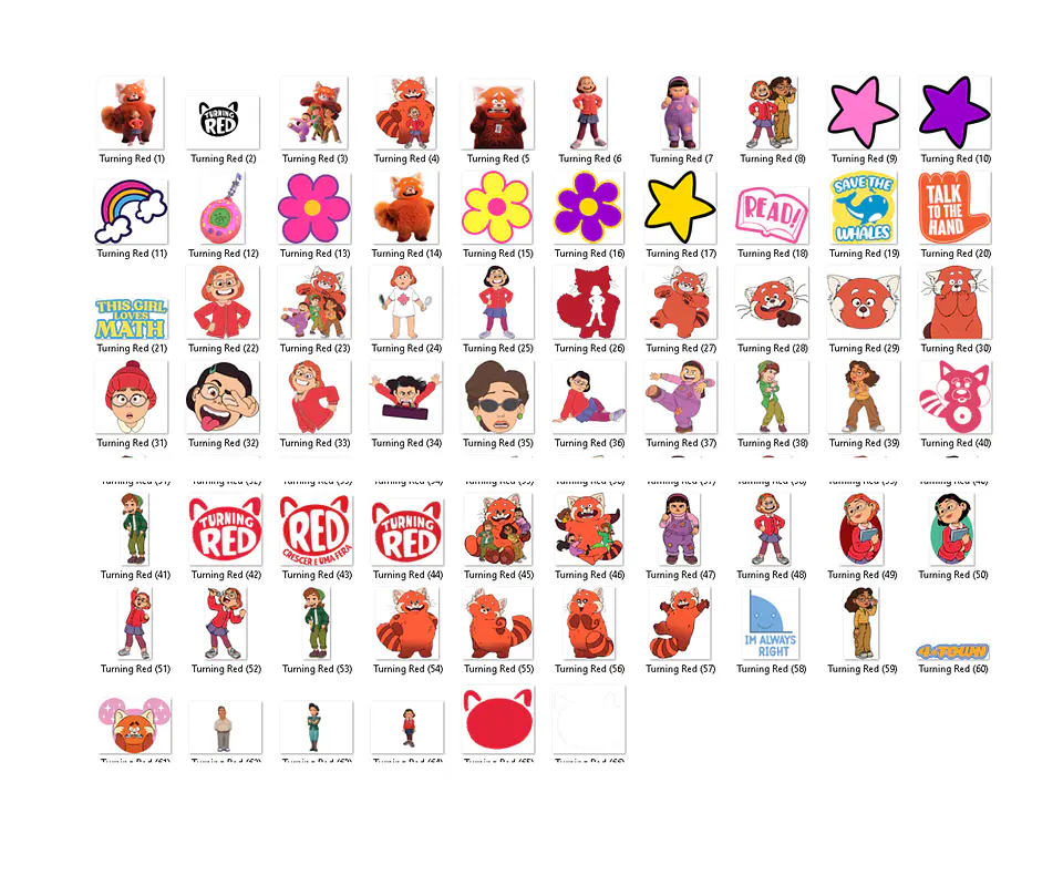 Kit digital red crescer é uma fera png clipart, papel digital 2