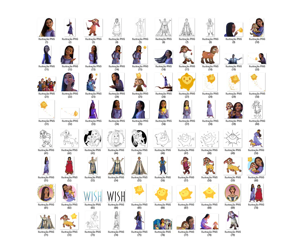 Kit digital wish png clipart, papel digital 2