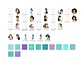 Kit digital jasmine png clipart, papel digital - Thumbnail 2