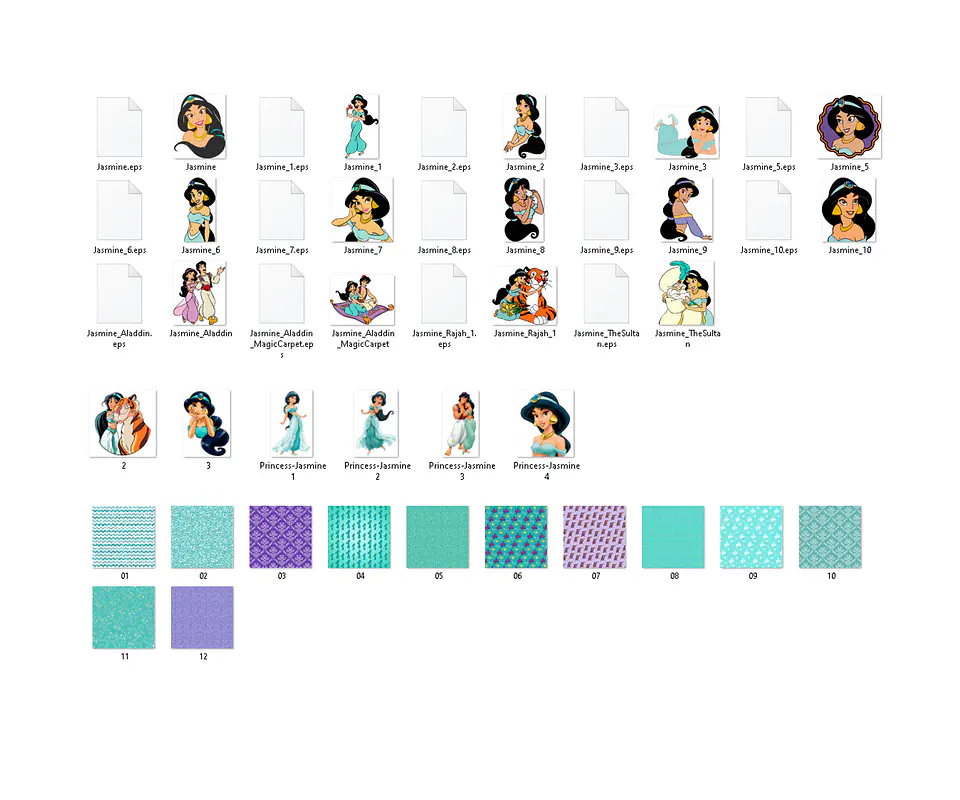 Kit digital jasmine png clipart, papel digital 2