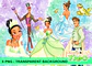 Kit digital princesa e o sapo aquarela png clipart digital - thumbnail 1