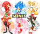 Kit digital sonic aquarela png clipart digital - thumbnail 1